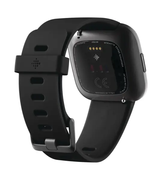 Fitbit Versa 2 Health & Fitness Smartwatch - Black/Carbon Aluminum