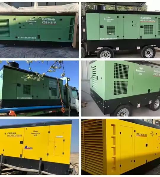 KSZJ-29/23-32/17 Kaishan Screw air Compressor 29cubic Meters 23 kg for Deep Water Well Drilling Rig